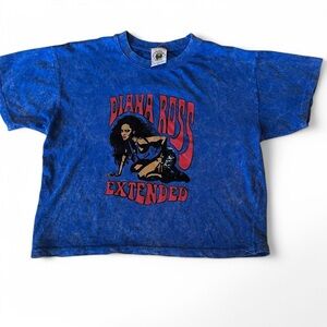 Vintage Cross Colours Women’s Hip Hop R&B Rap Soul Crop Top – Diana Ross